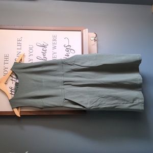 Sage green sleeveless dress sm/p